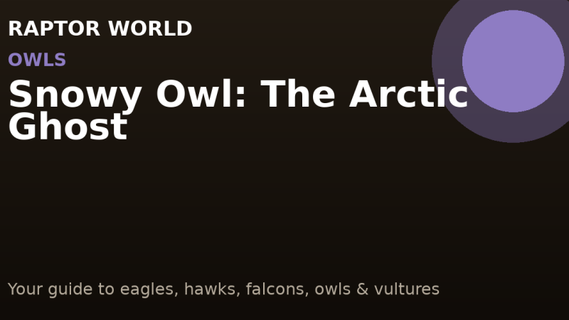 Snowy Owl: The Arctic Ghost