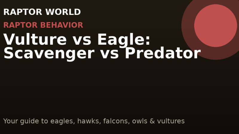 Vulture vs Eagle: Scavenger vs Predator